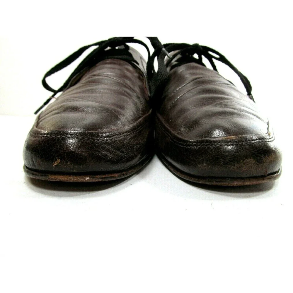 Gotthard Classic Lace Up Brown Leather Vintage Shoes Mens Size US 10